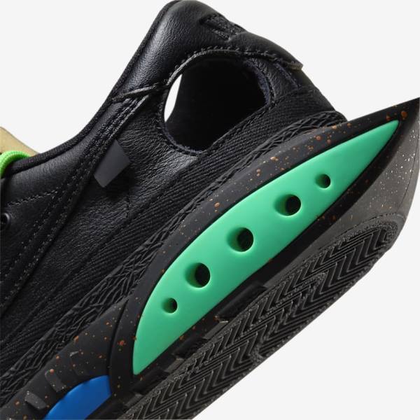 Black / Green / Black Nike Blazer Low 77 x Off-White™ Men's Sneakers | NK398SXV