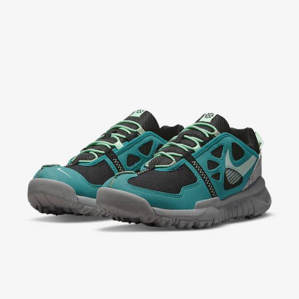 Black / Green / Mint Nike Free Terra Vista Men's Sneakers | NK354GRE