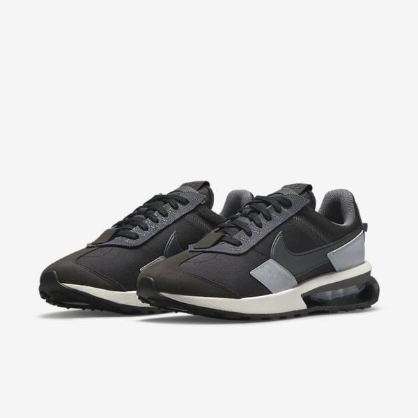 Black / Grey / Dark Grey Nike Air Max Pre-Day Men's Sneakers | NK708CKV