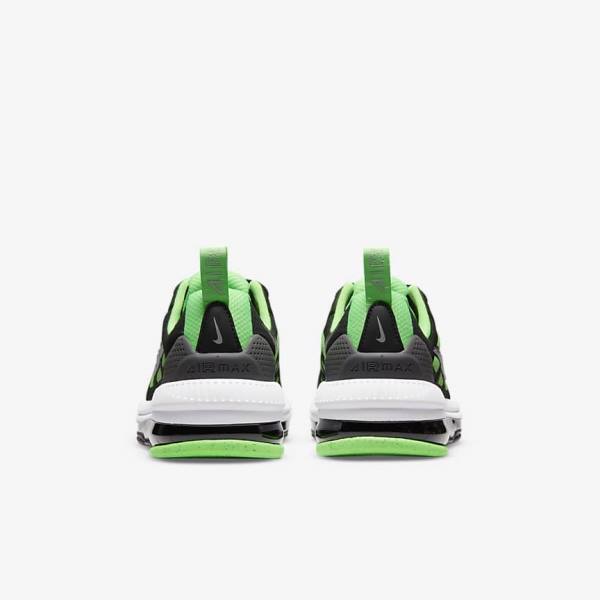 Black / Grey / Green Nike Air Max Genome Older Kids' Sneakers | NK924IVT