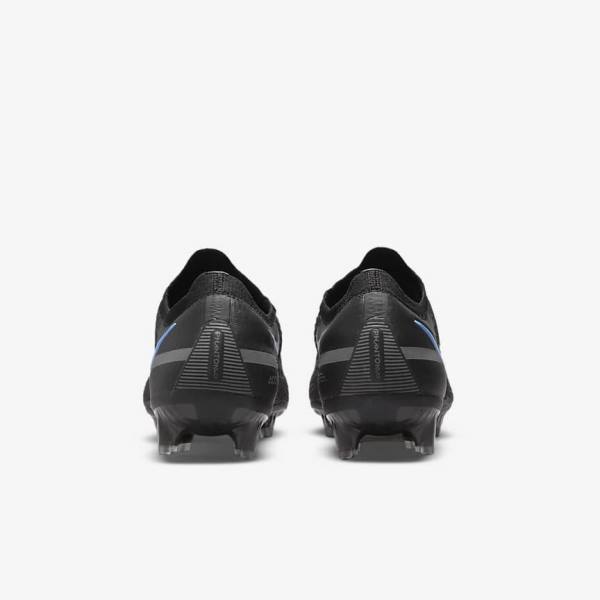 Black / Grey Nike Phantom GT2 Elite FG Firm-Ground Women's Football Shoes | NK762NKV