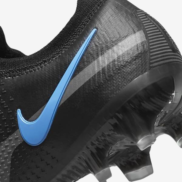 Black / Grey Nike Phantom GT2 Elite FG Firm-Ground Women's Football Shoes | NK762NKV