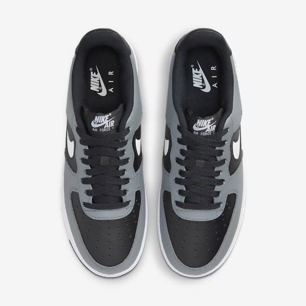 Black / Grey / White Nike Air Force 1 07 LV8 Men's Sneakers | NK549UOV