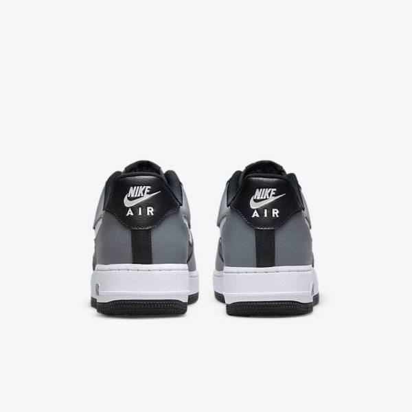 Black / Grey / White Nike Air Force 1 07 LV8 Men's Sneakers | NK549UOV