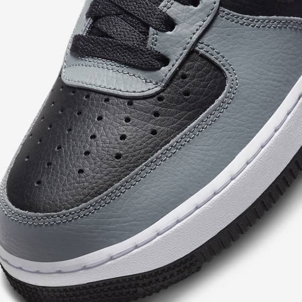 Black / Grey / White Nike Air Force 1 07 LV8 Men's Sneakers | NK549UOV