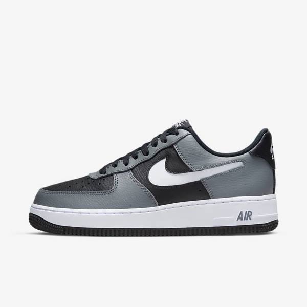 Black / Grey / White Nike Air Force 1 07 LV8 Men\'s Sneakers | NK549UOV