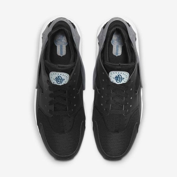 Black / Grey / White Nike Air Huarache J22 Men's Sneakers | NK947PLH