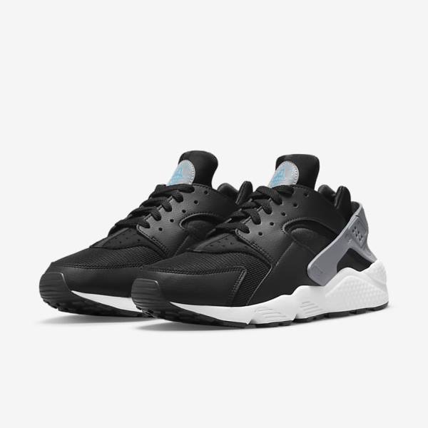 Black / Grey / White Nike Air Huarache J22 Men's Sneakers | NK947PLH