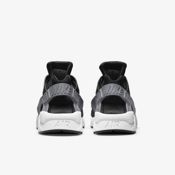 Black / Grey / White Nike Air Huarache J22 Men's Sneakers | NK947PLH