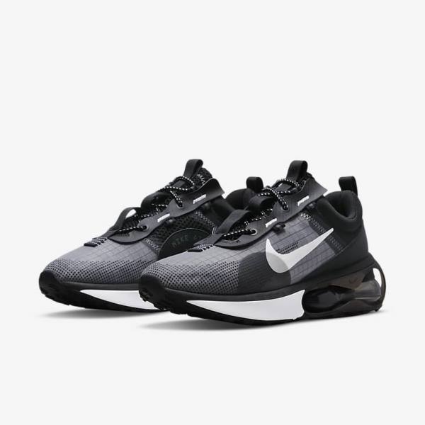 Black / Grey / White Nike Air Max 2021 Men's Sneakers | NK053UMA