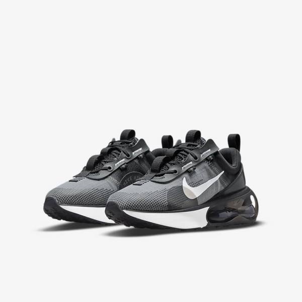 Black / Grey / White Nike Air Max 2021 Older Kids' Sneakers | NK839LCF