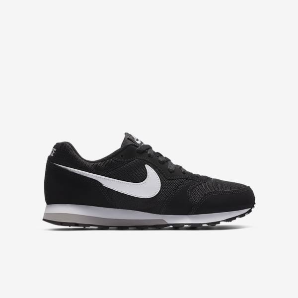 Black / Grey / White Nike MD Runner 2 Older Kids' Sneakers | NK165KSA