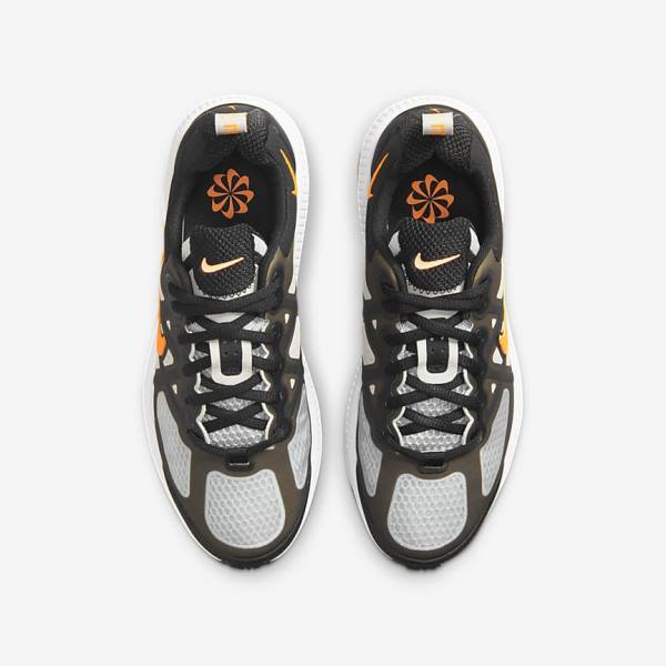 Black / Grey / White / Orange Nike Air Max Genome Older Kids' Sneakers | NK518RSA