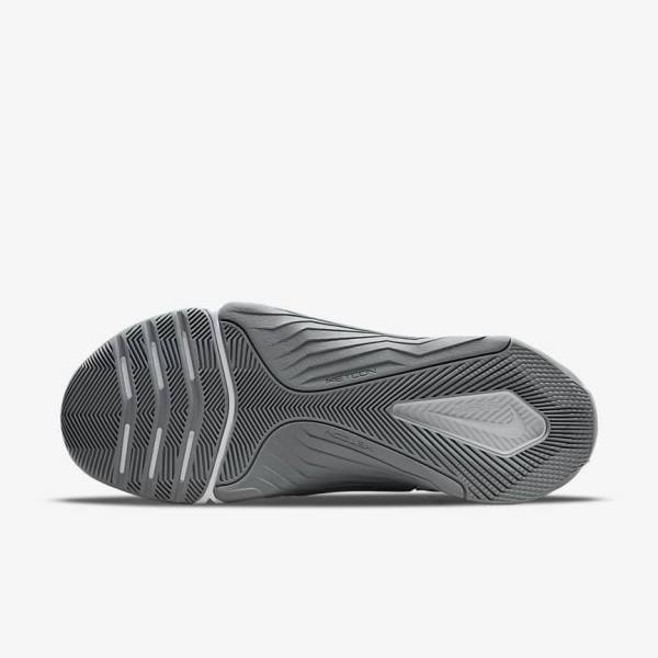 Black / Grey / White / Platinum Nike Metcon 7 FlyEase Women's Training Shoes | NK960EDX