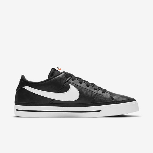 Black / Light Brown / White Nike NikeCourt Legacy Men's Sneakers | NK472GWV