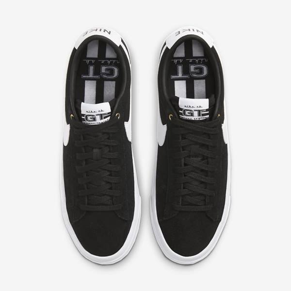 Black / Light Brown / White Nike SB Zoom Blazer Low Pro GT Men's Sneakers | NK015ZQJ