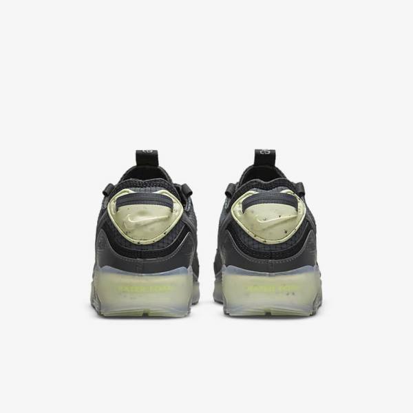 Black / Light Green / Dark Grey Nike Air Max Terrascape 90 Men's Sneakers | NK159UON