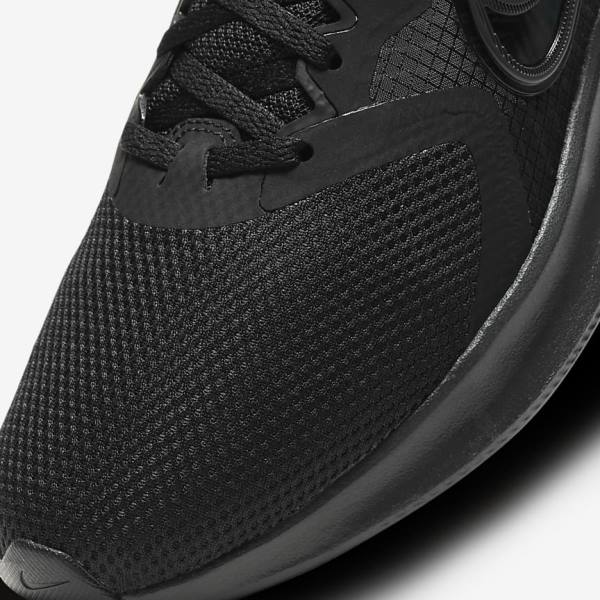 Black / Light Grey / Dark Grey Nike Downshifter 11 Road Men's Running Shoes | NK530JNQ