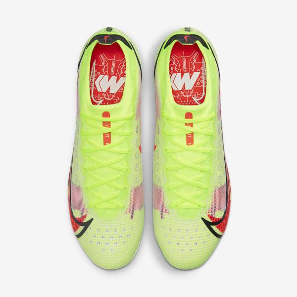 Black / Light Red Nike Mercurial Vapor 14 Elite SG-Pro AC Soft-Ground Women's Football Shoes | NK243ELD