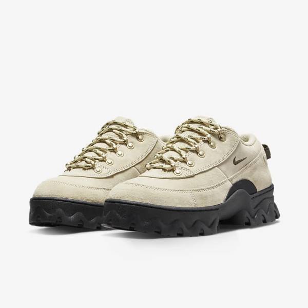 Black / Metal Gold / Khaki Nike Lahar Low Women's Sneakers | NK126UGK