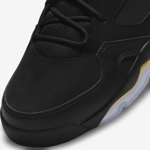 Black / Metal Gold Nike Jordan Flight Club 91 Men's Sneakers | NK145YSL