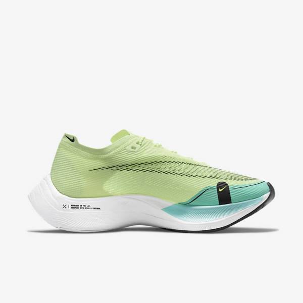 Black / Metal Gold / White Nike ZoomX Vaporfly Next% 2 Road Racing Women's Running Shoes | NK614GIL