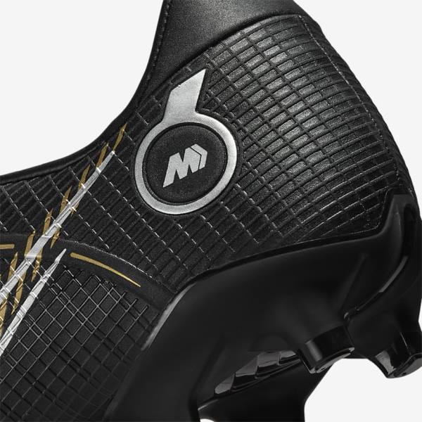 Black / Metal Silver / Grey / Metal Gold Nike Mercurial Vapor 14 Academy MG Multi-Ground Women's Football Shoes | NK153HVL