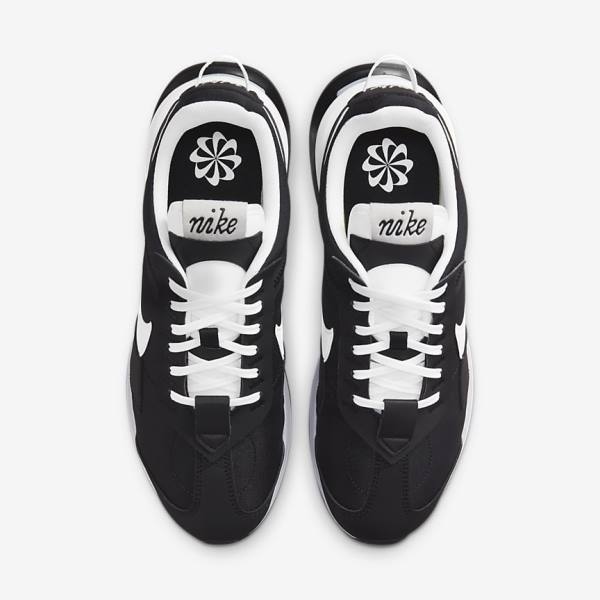 Black / Metal Silver / White Nike Air Max Pre-Day Women's Sneakers | NK318AVC