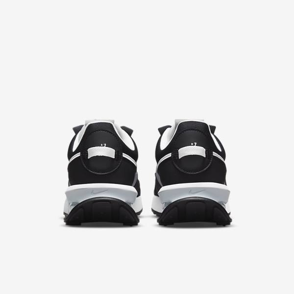 Black / Metal Silver / White Nike Air Max Pre-Day Women's Sneakers | NK318AVC