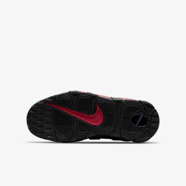 Black / Navy / White / Red Nike Air More Uptempo Older Kids' Sneakers | NK289KTA