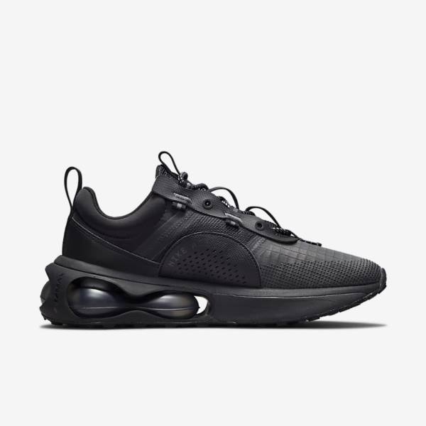 Black Nike Air Max 2021 Men's Sneakers | NK243ZBC