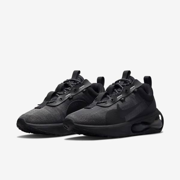 Black Nike Air Max 2021 Men's Sneakers | NK243ZBC