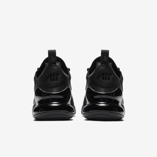 Black Nike Air Max 270 Older Kids' Sneakers | NK036AZN