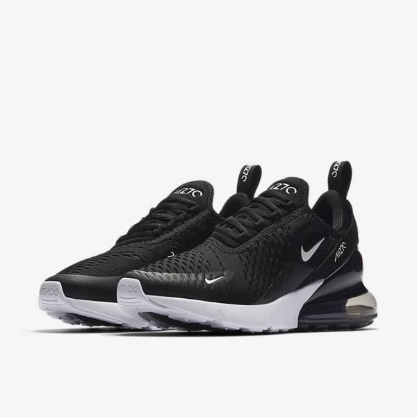 Black Nike Air Max 270 Women's Sneakers | NK372EOC