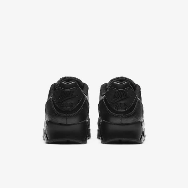 Black Nike Air Max 90 LTR Men's Sneakers | NK245PLS