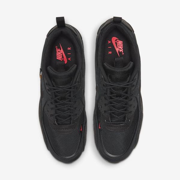 Black Nike Air Max 90 Surplus Men's Sneakers | NK093JBZ