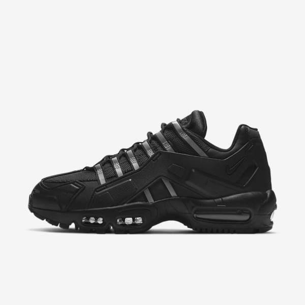 Black Nike Air Max 95 NDSTRKT Men\'s Sneakers | NK390EFS