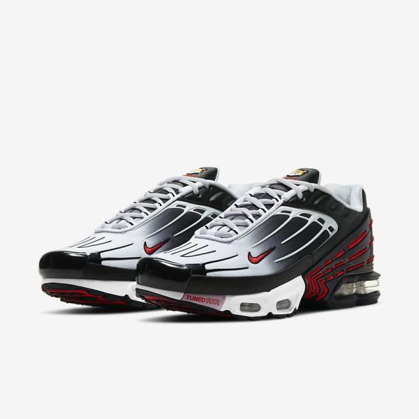 Black Nike Air Max Plus 3 Men's Sneakers | NK367GVU