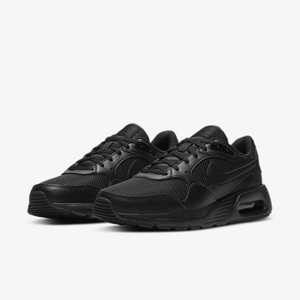 Black Nike Air Max SC Men's Sneakers | NK067OYR