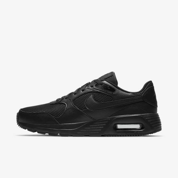 Black Nike Air Max SC Men\'s Sneakers | NK067OYR