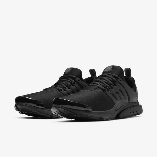 Black Nike Air Presto Men's Sneakers | NK901UVE