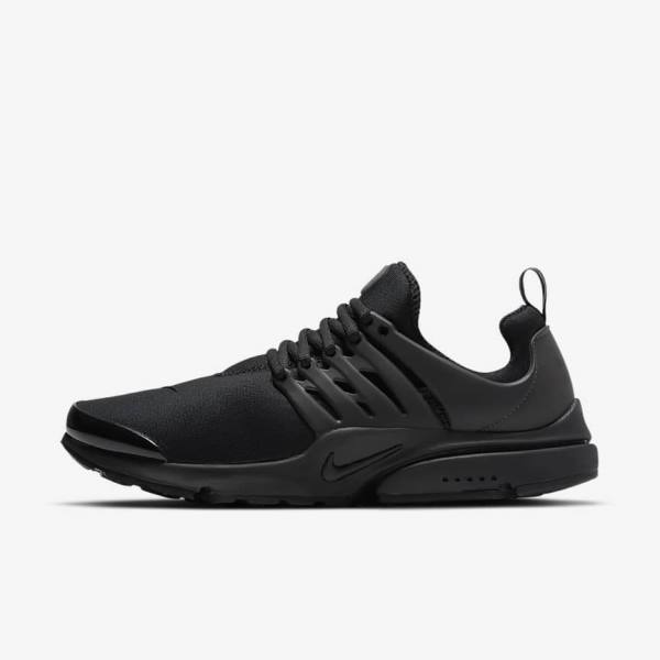 Black Nike Air Presto Men\'s Sneakers | NK901UVE