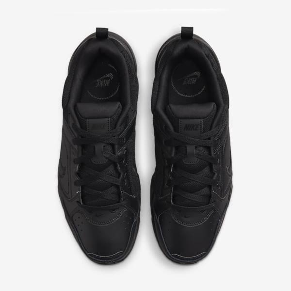 Black Nike Defy All Day Men's Sneakers | NK486QXG