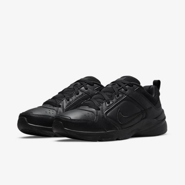 Black Nike Defy All Day Men's Sneakers | NK486QXG