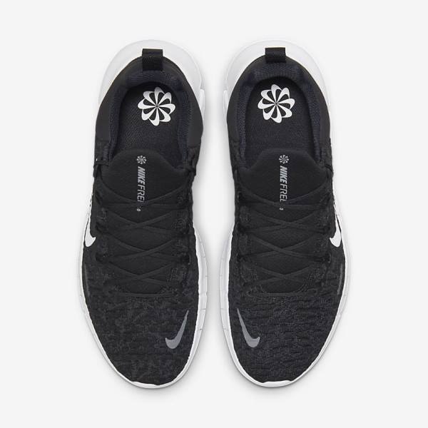 Black Nike Free Run 5.0 Road Men's Running Shoes | NK732YFU