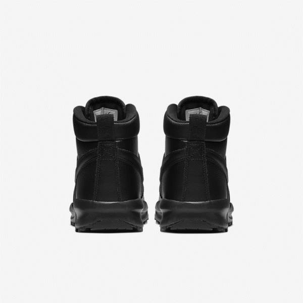 Black Nike Manoa LTR Older Boot Kids' Sneakers | NK568BUM