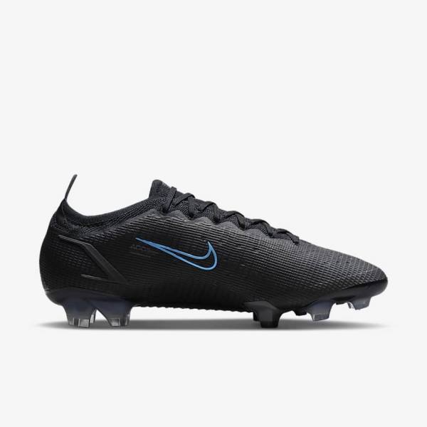 Black Nike Mercurial Vapor 14 Elite FG Firm-Ground Men's Football Shoes | NK032KSH