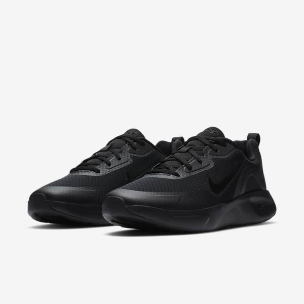 Black Nike Wearallday Men's Sneakers | NK598QJE