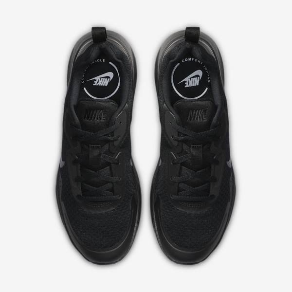 Black Nike Wearallday Women's Sneakers | NK403GTS