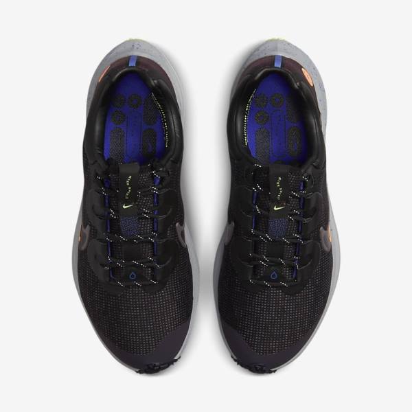 Black / Orange / Purple Nike Zoom Winflo 8 Shield Weatherised Road Women's Running Shoes | NK095EXZ